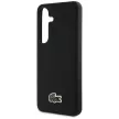 Lacoste Iconic Petit Pique Woven Logo CBDY Strap MagSafe Samsung Galaxy S25 tok, fekete