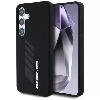 AMG Oversize Rhombs MagSafe Samsung Galaxy S25 tok, fekete
