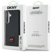 DKNY Leather Heart of NY Samsung Galaxy S25 tok, fekete