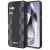 DKNY Leather Checkered Pattern MagSafe Samsung Galaxy S25 tok, fekete