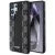 DKNY Leather Checkered Pattern MagSafe Samsung Galaxy S25 Ultra tok, fekete