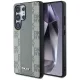 DKNY Leather Checketok, piros Pattern MagSafe Samsung Galaxy S25 Ultra tok, szürke