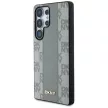 DKNY Leather Checketok, piros Pattern MagSafe Samsung Galaxy S25 Ultra tok, szürke