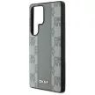 DKNY Leather Checketok, piros Pattern MagSafe Samsung Galaxy S25 Ultra tok, szürke