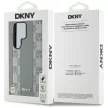 DKNY Leather Checketok, piros Pattern MagSafe Samsung Galaxy S25 Ultra tok, szürke
