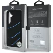 Mercedes Silicone Contrasted Curves MagSafe Samsung Galaxy S25 tok, fekete