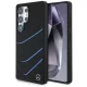 Mercedes Silicone Contrasted Curves MagSafe Samsung Galaxy S25 Ultra tok, fekete