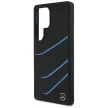 Mercedes Silicone Contrasted Curves MagSafe Samsung Galaxy S25 Ultra tok, fekete