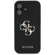 Guess Hardcase PU Grained Big 4G Classic Logo Case iPhone 16 6,1" tok, fekete
