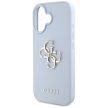 Guess Hardcase PU Grained Big 4G Classic Logo Case iPhone 16 6,1" tok, kék