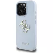 Guess Hardcase PU Grained Big 4G Classic Logo Case iPhone 16 Pro 6,3" tok, kék