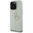 Guess Hardcase PU Grained Big 4G Classic Logo Case iPhone 16 Pro 6,3" tok, zöld