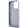 Guess Hardcase PU Grained Hot Stamp 4G Triangle Metal Case iPhone 16 Pro Max 6,9" tok, lila