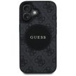 Guess 4G Circle Classic Logo MagSafe iPhone 16 tok, fekete