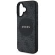 Guess 4G Circle Classic Logo MagSafe iPhone 16 tok, fekete