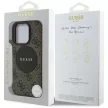 Guess 4G Circle Classic Logo MagSafe iPhone 16 Pro tok, barna