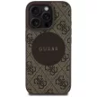 Guess 4G Circle Classic Logo MagSafe iPhone 16 Pro Max tok, barna
