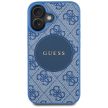 Guess 4G Circle Classic Logo MagSafe iPhone 16 tok, kék