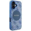 Guess 4G Circle Classic Logo MagSafe iPhone 16 tok, kék
