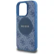 Guess 4G Circle Classic Logo MagSafe iPhone 16 Pro tok, kék