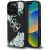 Guess Grained tok, rózsaszíns Big 4G logo iPhone 16 Pro Max tok, fekete