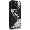 Guess Grained tok, rózsaszíns Big 4G logo iPhone 16 Pro Max tok, fekete