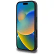 Guess Grained tok, rózsaszíns Big 4G logo iPhone 16 Pro Max tok, fekete