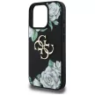 Guess Grained tok, rózsaszíns Big 4G logo iPhone 16 Pro Max tok, fekete