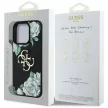 Guess Grained tok, rózsaszíns Big 4G logo iPhone 16 Pro Max tok, fekete