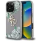 Guess Grained tok, rózsaszíns Big 4G logo iPhone 16 Pro Max tok, lila