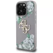 Guess Grained tok, rózsaszíns Big 4G logo iPhone 16 Pro Max tok, lila