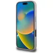 Guess Grained tok, rózsaszíns Big 4G logo iPhone 16 Pro Max tok, lila