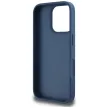 Guess Grained tok, rózsaszíns Big 4G logo iPhone 16 Pro Max tok, kék