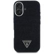 Guess Denim Triangle Logo MagSafe iPhone 16 tok, fekete