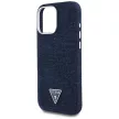 Guess Denim Triangle Logo MagSafe iPhone 16 Pro Max tok, kék