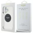 Guess IML Metal Colotok, piros Circle Classic Logo MagSafe iPhone 16 tok, fekete