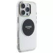 Guess GUHMP16LHTDRCEDK IML Metal Colored Circle Classic Logo MagSafe-kompatibilis tok iPhone 16 Pro, fekete