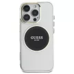 Guess IML Metal Colored Circle Classic Logo MagSafe iPhone 16 Pro Max tok, fekete