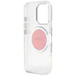 Guess GUHMP16LHTDRCEDP IML Metal Colored Circle Classic Logo MagSafe-kompatibilis tok iPhone 16 Pro, rózsaszín
