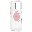 Guess IML Metal Colored Circle Classic Logo MagSafe iPhone 16 Pro Max tok, rózsaszín