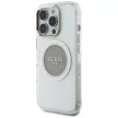 Guess GUHMP16LHTDRCEDG IML Metal Colored Circle Classic Logo MagSafe-kompatibilis tok iPhone 16 Pro, szürke
