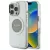 Guess IML Metal Colored Circle Classic Logo MagSafe iPhone 16 Pro Max tok, szürke