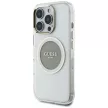 Guess IML Metal Colored Circle Classic Logo MagSafe iPhone 16 Pro Max tok, szürke