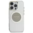 Guess IML Metal Colored Circle Classic Logo MagSafe iPhone 16 Pro Max tok, szürke