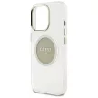 Guess IML Metal Colored Circle Classic Logo MagSafe iPhone 16 Pro Max tok, szürke