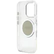 Guess IML Metal Colored Circle Classic Logo MagSafe iPhone 16 Pro Max tok, szürke