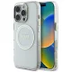 Guess IML Metal Colored Circle Classic Logo MagSafe iPhone 16 Pro Max white
