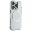 Guess IML Metal Colored Circle Classic Logo MagSafe iPhone 16 Pro Max white