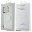 Guess IML Metal Colored Circle Classic Logo MagSafe iPhone 16 Pro Max white