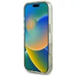 GUESS iPhone 16 Pro Max MagSafe GUHMP16XHFLPEDN (IML Metal Glitter Flowers Triangle) tok, zöld